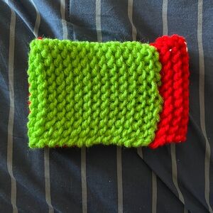 Grinch Inspired Knitted Ear Warmer
